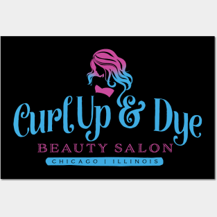 Curl Up & Dye Beauty Salon Posters and Art
